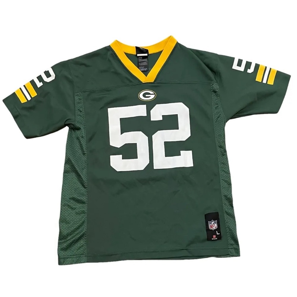 Clay Matthews #52 Green Bay Packers Jersey Youth Large 14/16 NFL Team Apparel